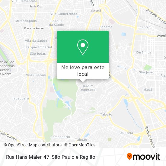 Rua Hans Maler, 47 mapa
