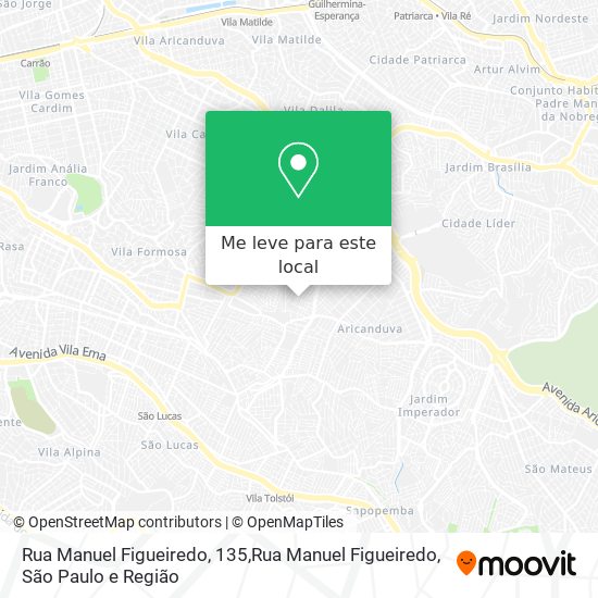 Rua Manuel Figueiredo, 135,Rua Manuel Figueiredo mapa