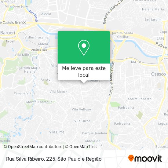 Rua Silva Ribeiro, 225 mapa