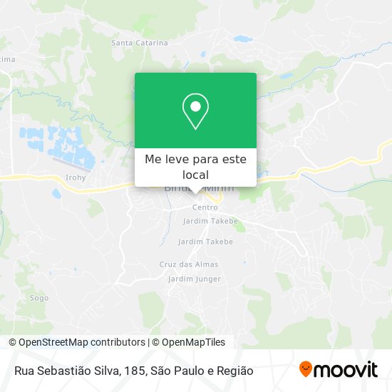 Rua Sebastião Silva, 185 mapa