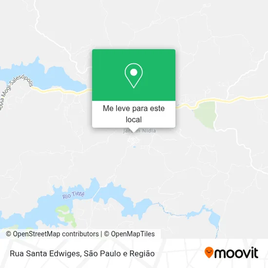 Rua Santa Edwiges mapa