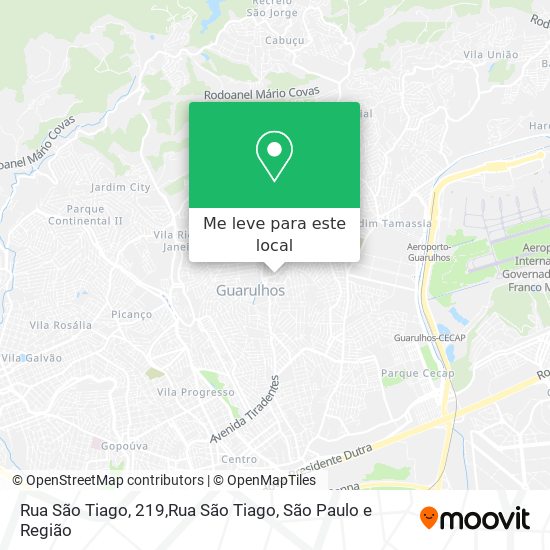 Rua São Tiago, 219,Rua São Tiago mapa