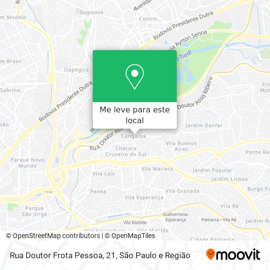 Rua Doutor Frota Pessoa, 21 mapa