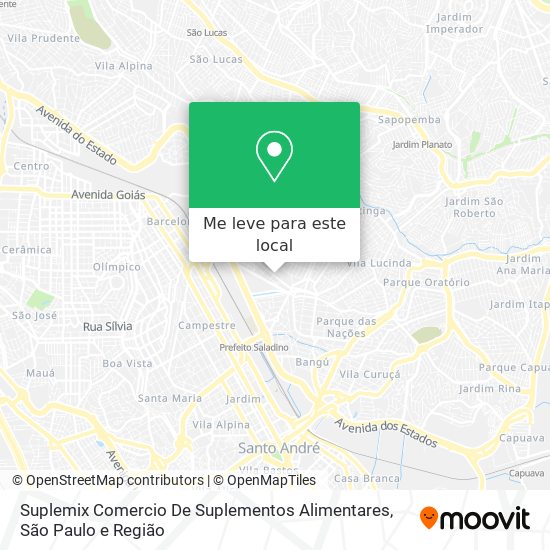 Suplemix Comercio De Suplementos Alimentares mapa