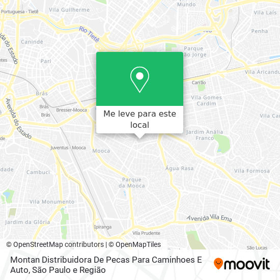 Montan Distribuidora De Pecas Para Caminhoes E Auto mapa