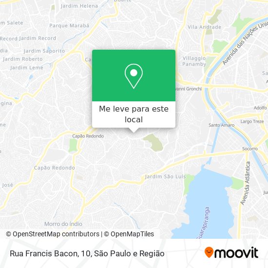 Rua Francis Bacon, 10 mapa