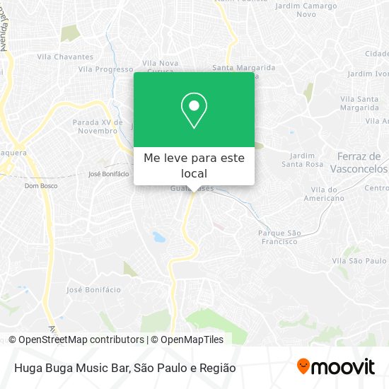 Huga Buga Music Bar mapa