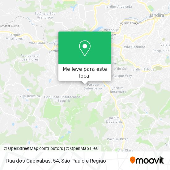 Rua dos Capixabas, 54 mapa