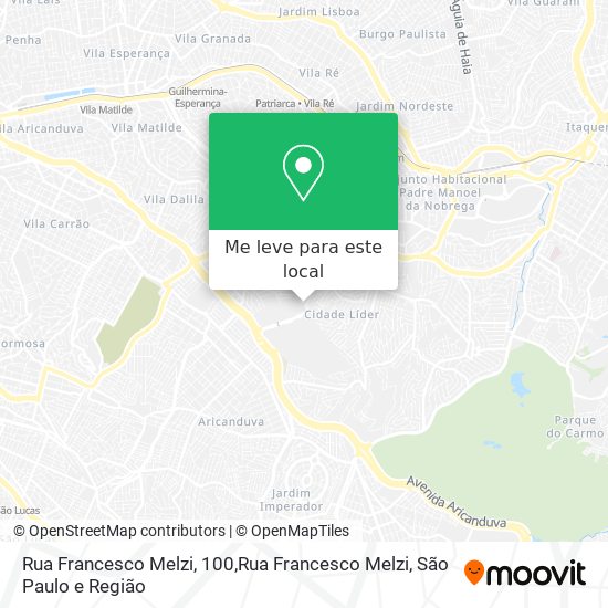 Rua Francesco Melzi, 100,Rua Francesco Melzi mapa