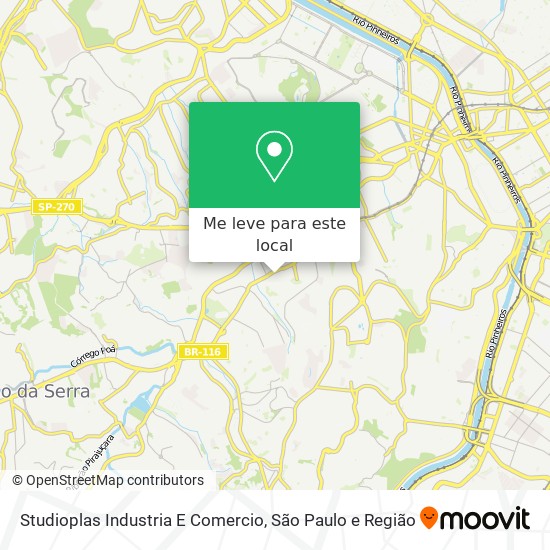 Studioplas Industria E Comercio mapa