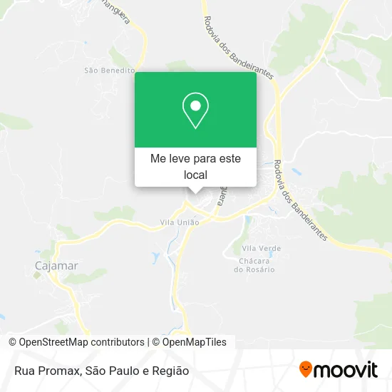 Rua Promax mapa