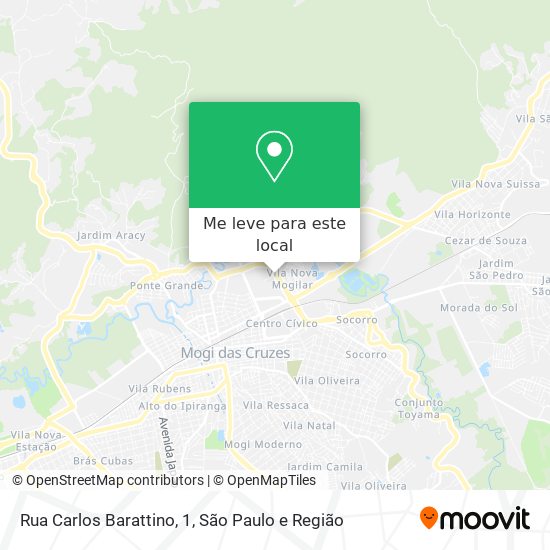 Rua Carlos Barattino, 1 mapa