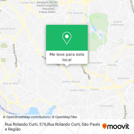 Rua Rolando Curti, 576,Rua Rolando Curti mapa
