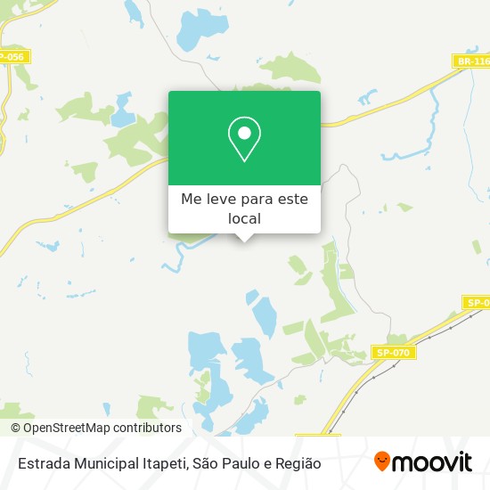 Estrada Municipal Itapeti mapa