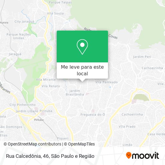 Rua Calcedônia, 46 mapa
