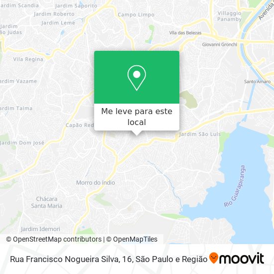 Rua Francisco Nogueira Silva, 16 mapa