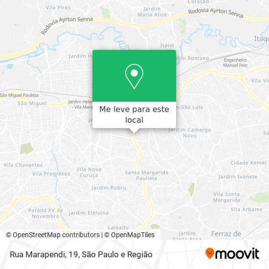 Rua Marapendi, 19 mapa
