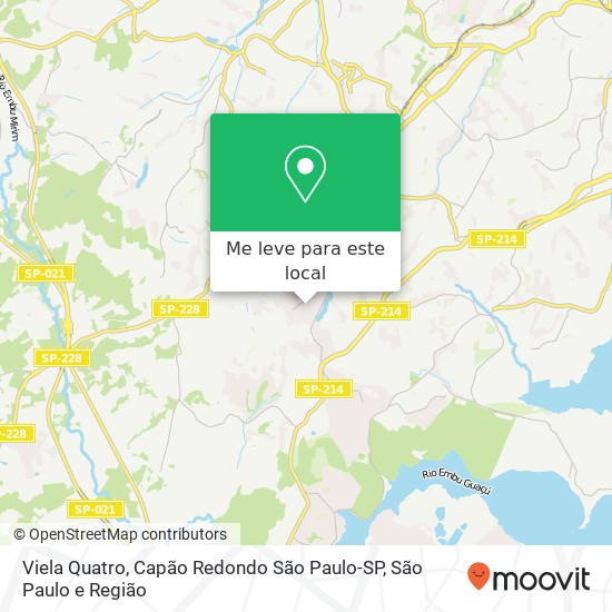 Viela Quatro, Capão Redondo São Paulo-SP mapa