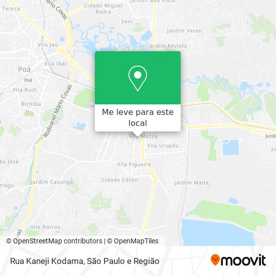 Rua Kaneji Kodama mapa