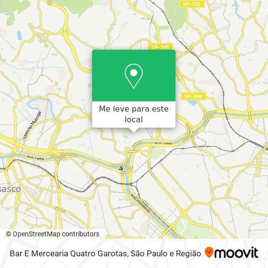 Bar E Mercearia Quatro Garotas mapa