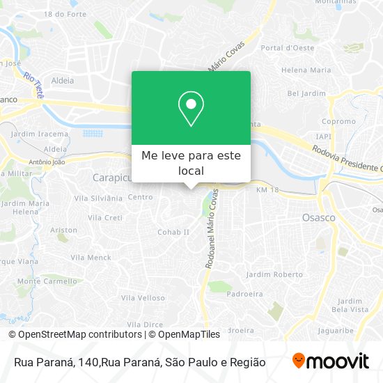 Rua Paraná, 140,Rua Paraná mapa