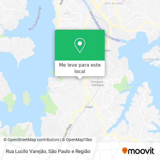 Rua Lucilo Varejão mapa