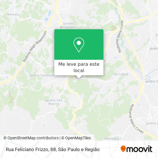 Rua Feliciano Frizzo, 88 mapa