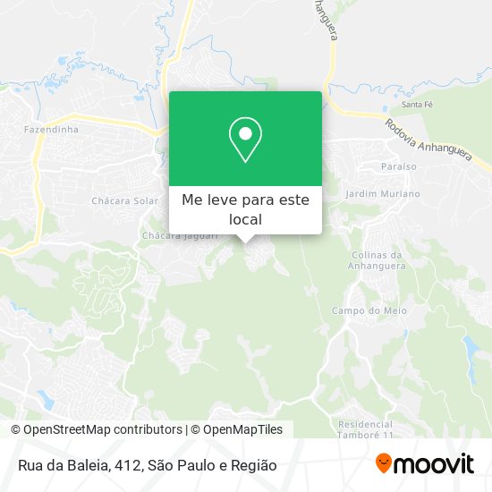 Rua da Baleia, 412 mapa