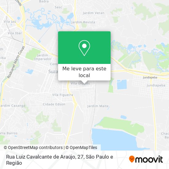 Rua Luiz Cavalcante de Araújo, 27 mapa