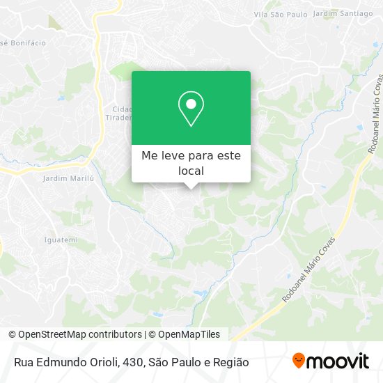 Rua Edmundo Orioli, 430 mapa