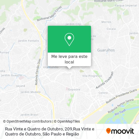 Rua Vinte e Quatro de Outubro, 209,Rua Vinte e Quatro de Outubro mapa