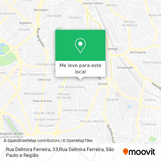 Rua Delmira Ferreira, 33,Rua Delmira Ferreira mapa