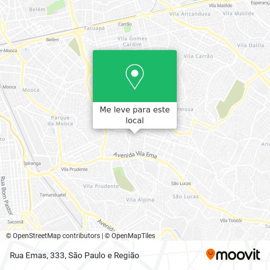 Rua Emas, 333 mapa