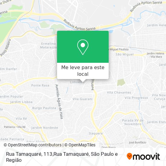 Rua Tamaquaré, 113,Rua Tamaquaré mapa