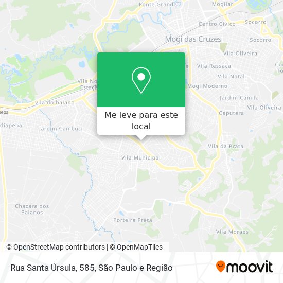 Rua Santa Úrsula, 585 mapa