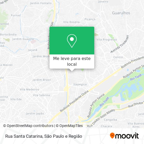Rua Santa Catarina mapa
