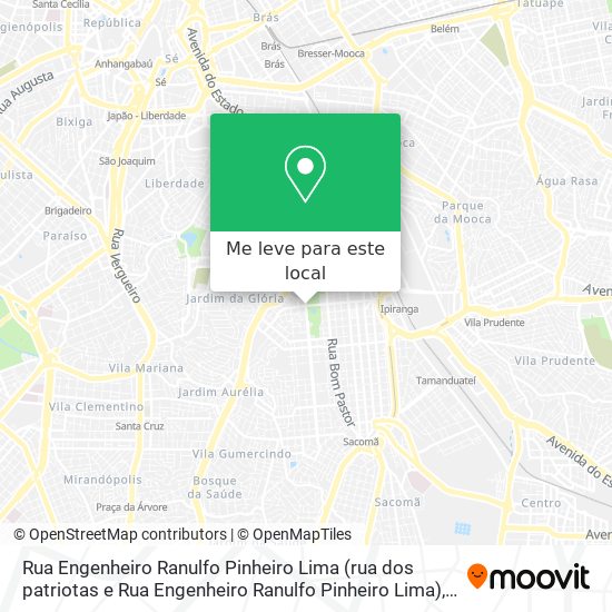 Rua Engenheiro Ranulfo Pinheiro Lima (rua dos patriotas e Rua Engenheiro Ranulfo Pinheiro Lima) mapa