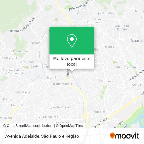 Avenida Adelaide mapa