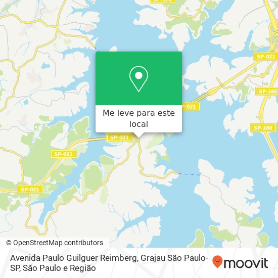 Avenida Paulo Guilguer Reimberg, Grajau São Paulo-SP mapa