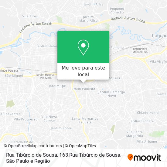 Rua Tibúrcio de Sousa, 163,Rua Tibúrcio de Sousa mapa