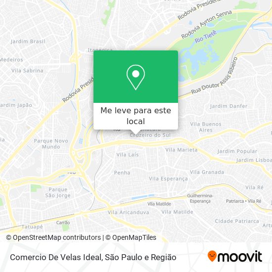 Comercio De Velas Ideal mapa