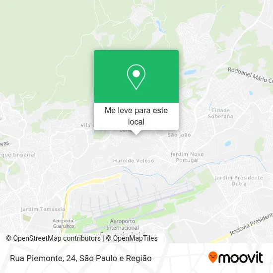 Rua Piemonte, 24 mapa