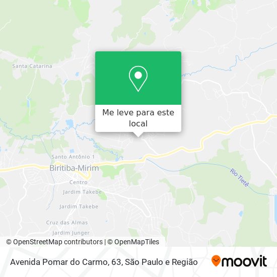 Avenida Pomar do Carmo, 63 mapa
