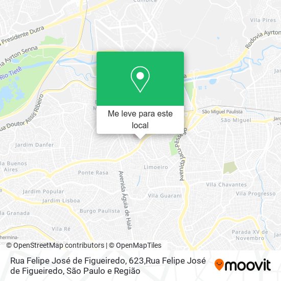 Rua Felipe José de Figueiredo, 623,Rua Felipe José de Figueiredo mapa