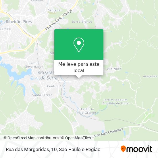 Rua das Margaridas, 10 mapa