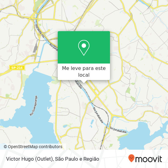 Victor Hugo (Outlet) mapa