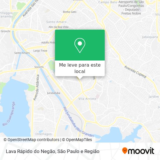 Lava Rápido do Negão mapa