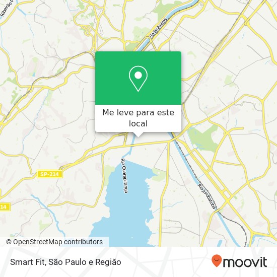 Smart Fit mapa