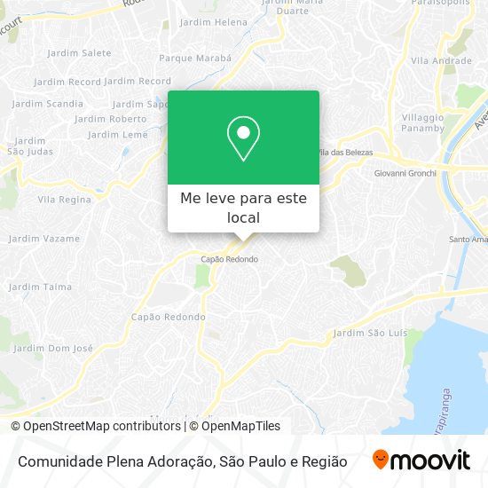 Comunidade Plena Adoração mapa