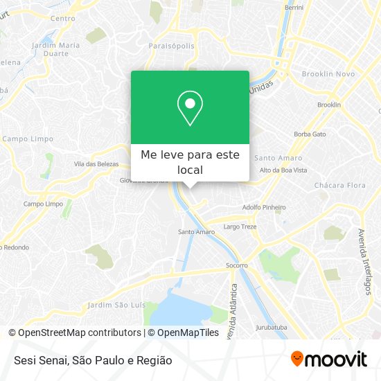Sesi Senai mapa